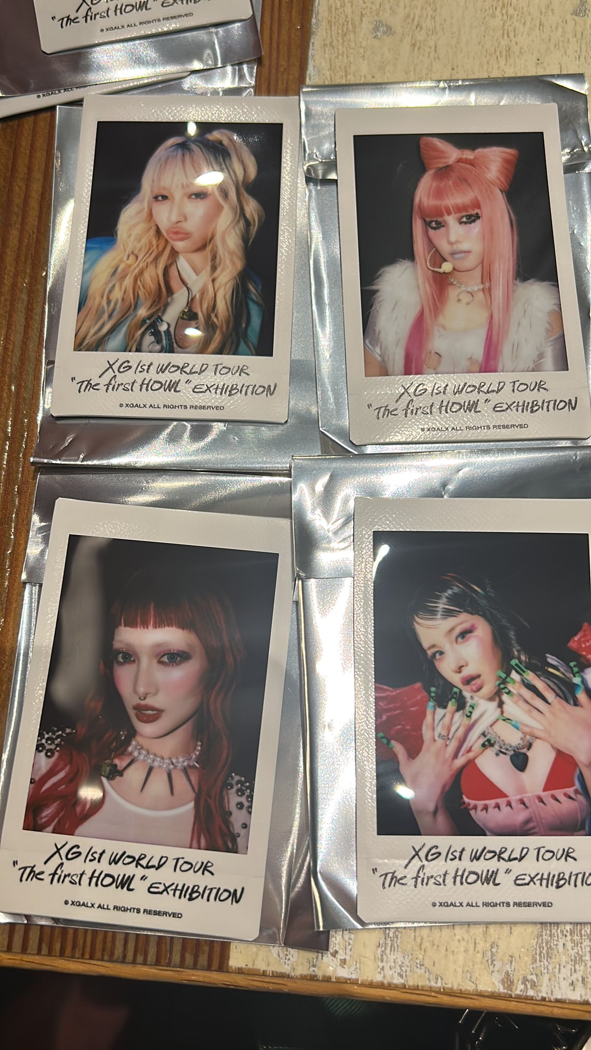 XG exhibition 展示会 ラキドロ トレカ 7人セット XG exhibition 展示会 ラキドロ トレカ 7人セット