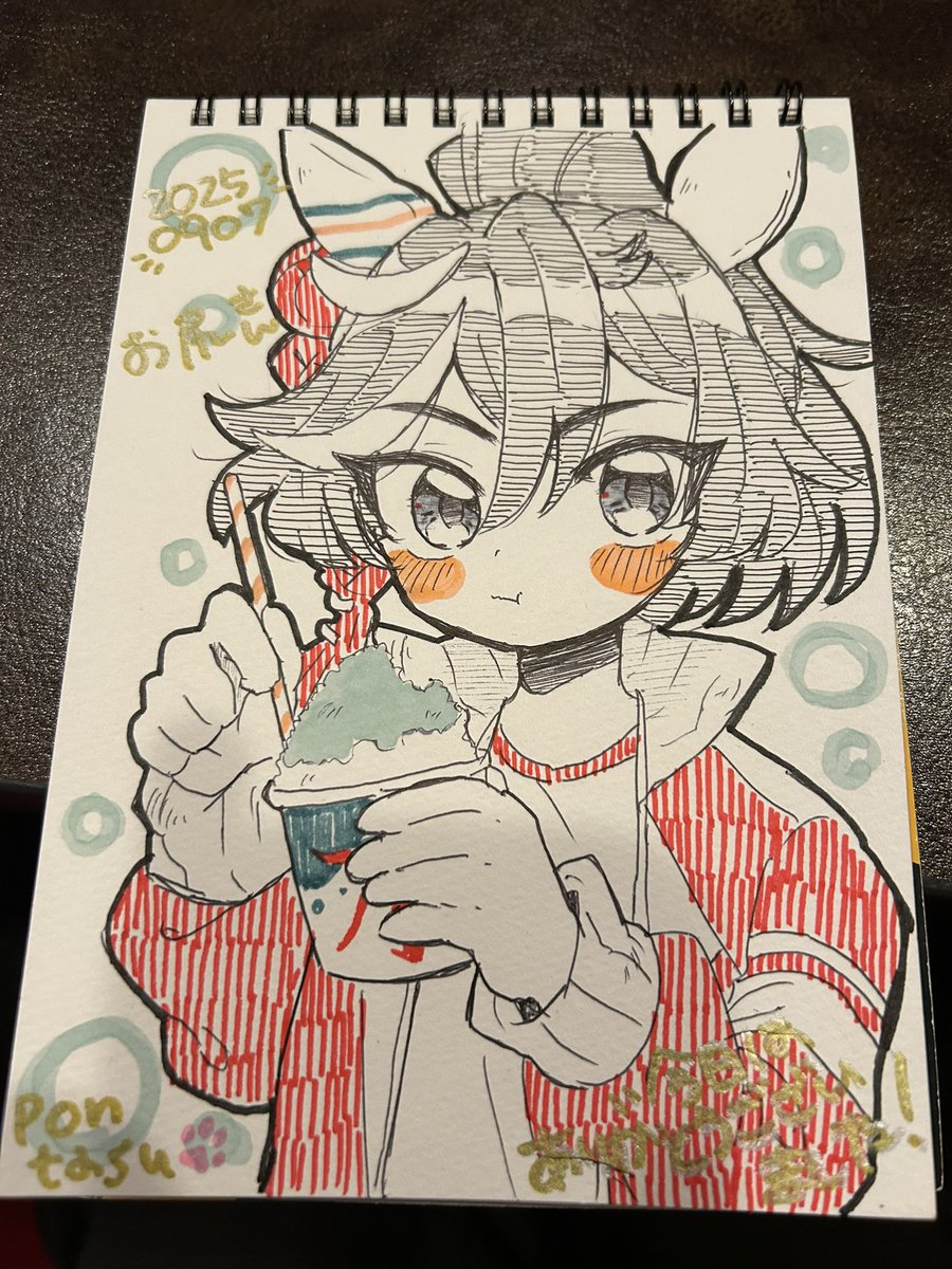 おつかれさまでしたー！！！
これはPontasuさんに描いていただいたやつ！！！！！！！！！！！
筆が早すぎる〜っ！！！！！！！！！