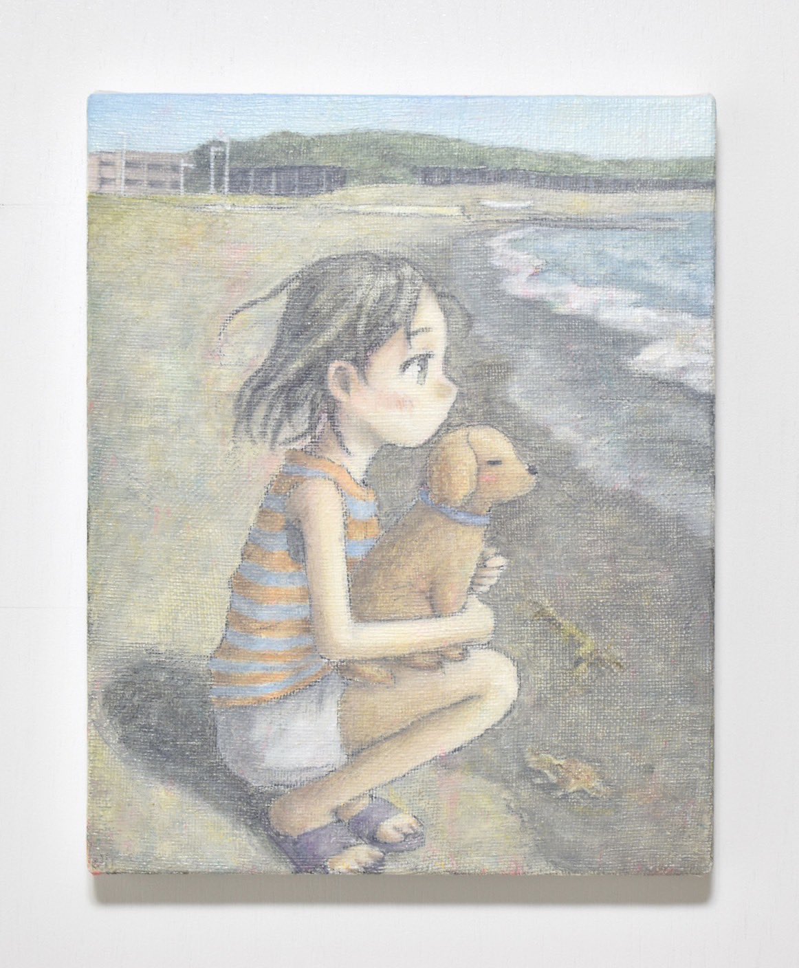 【くらやえみ】Emi Kuraya 「冬のにおい」2021年シルクスクリーン くらやえみ,Emi Kuraya|@GALLERY TAGBOAT