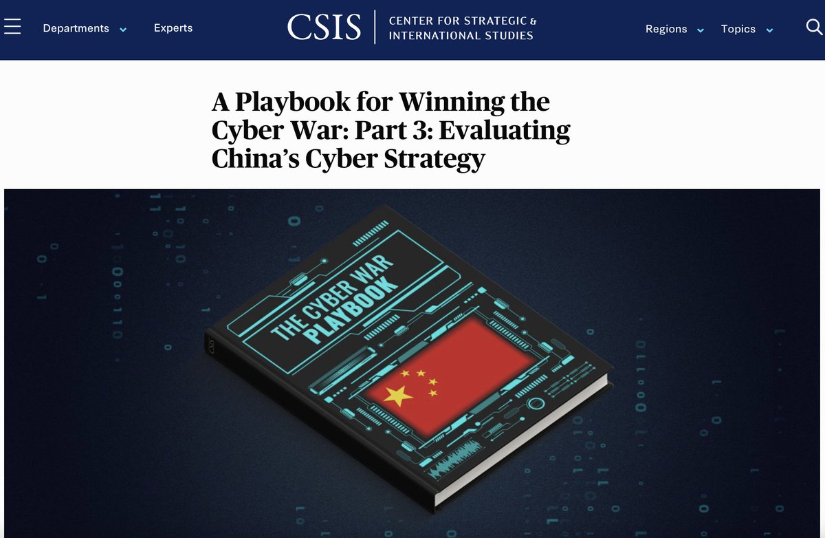 CSIS最新報告揭示，中共將網絡空間視為戰略戰場，以“灰色地帶”手段持續滲透、竊取情報並乾擾基礎設施。其行動背後有國家級資源支撐，具備高度組織化與先進技術，對美國及盟友構成系統性威脅。

patreon.com/posts/csisjing…