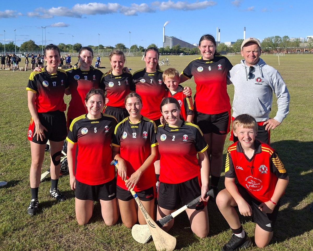 Congrats to the Brussels camogie team who reached the A finals in Copenhagan this weekend also!