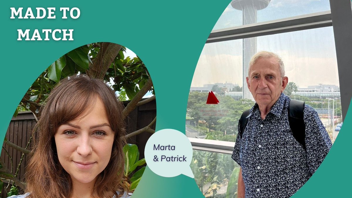 Marta signed up to make Christmas calls to an older person. 10 months later, she's still chatting with Patrick - a 79-year-old veteran who says she "brought me around" when life felt hopeless.

One call. Two lives changed. Read their story: bit.ly/41P8fpm
 #Reengage