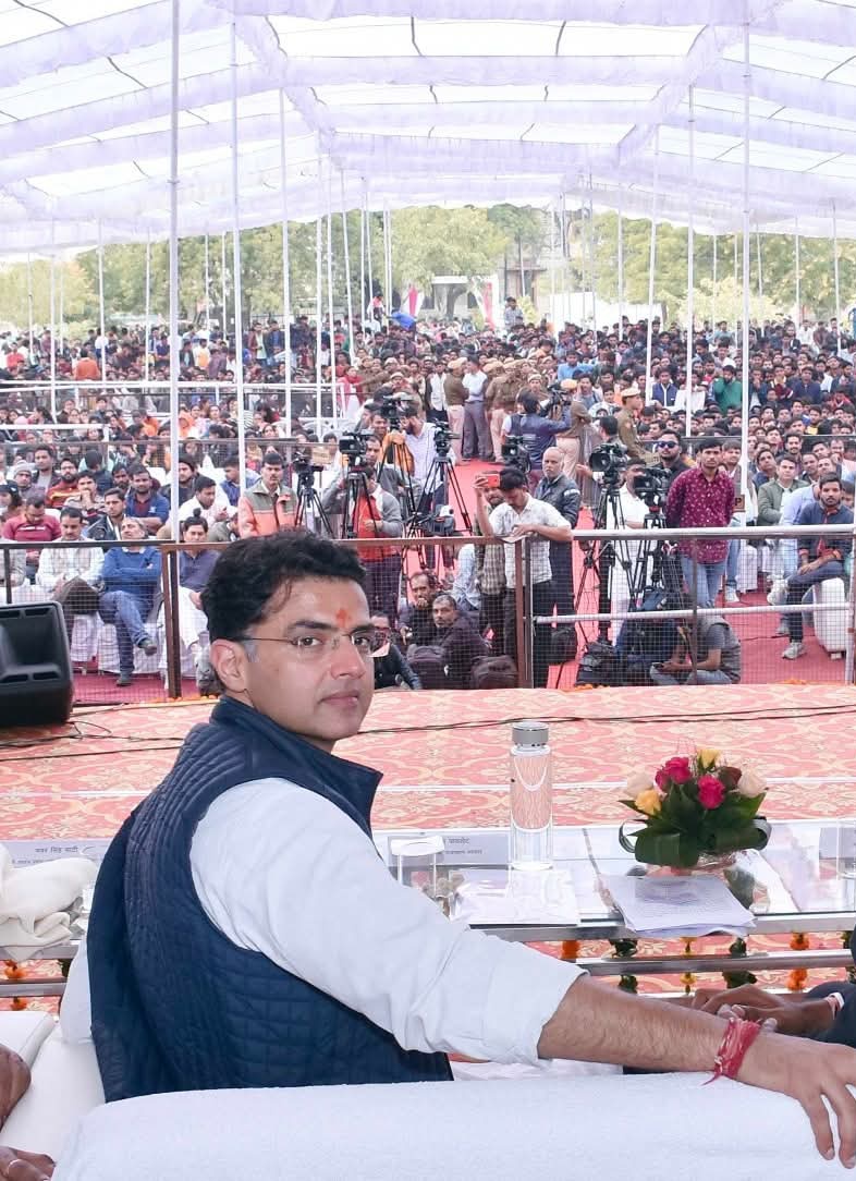 कांग्रेस के कद्दावर नेता पुर्व डिप्टी सीएम 
<a href="/SachinPilot/">Sachin Pilot</a>  को जन्मदिन की हार्दिक शुभकामनाएं ईश्वर से प्रार्थना करता हूं <a href="/ashokgehlot51/">Ashok Gehlot</a> आप ठंडी नज़र रखें कुछ भी गड़बड़ ना करें <a href="/_prahlad_jaat/">प्रहलाद बांगड़ा डेगाना</a> <a href="/_SohanChoudhary/">Sohan Choudhary</a> <a href="/Aaduram11697411/">Aaduram</a> <a href="/aatmanirbhar555/">किसान पुत्र 🇮🇳</a> <a href="/AbhiJaat5151/">KEDAR CHOUDHARY</a> <a href="/Advkrkhichar/">Khetaram Khichar</a>