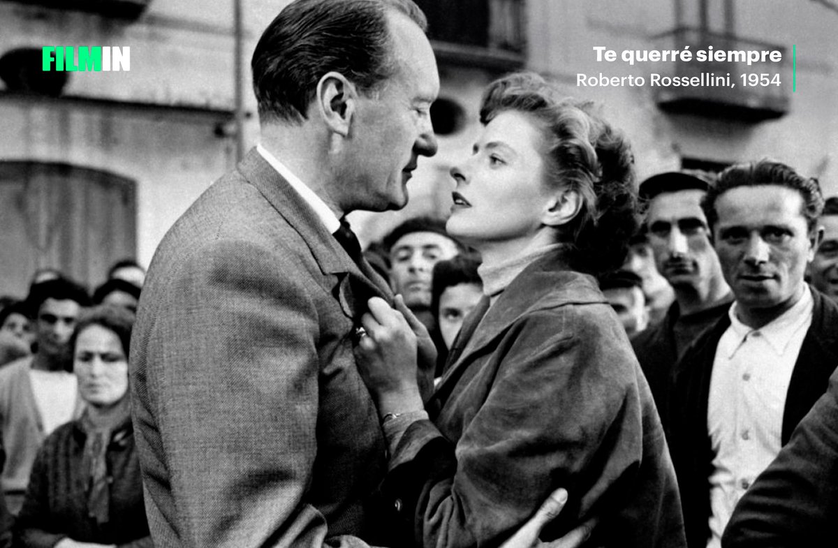 Imagina una película tan importante que los grandes cineastas que aparecen después la usan como referencia e inspiración en sus historias.

Hablamos de “Te querré siempre”, una de las obras maestras de Roberto Rossellini, que se estrenó un día como hoy en 1954 🖤 #DentroHilo