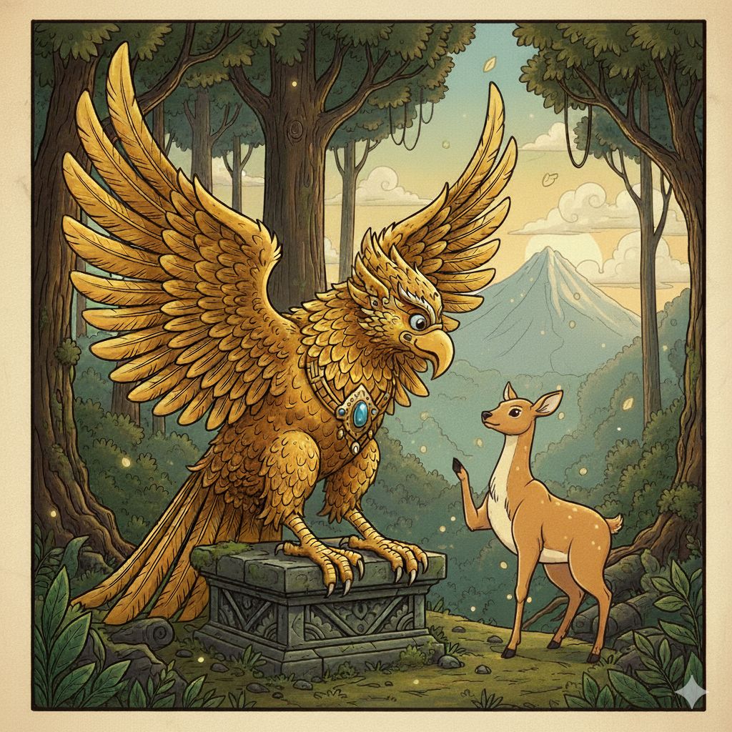 Ketika Garuda memilih untuk mendengar masukan dari Kancil, kebakaran hutan berhasil dihindari.