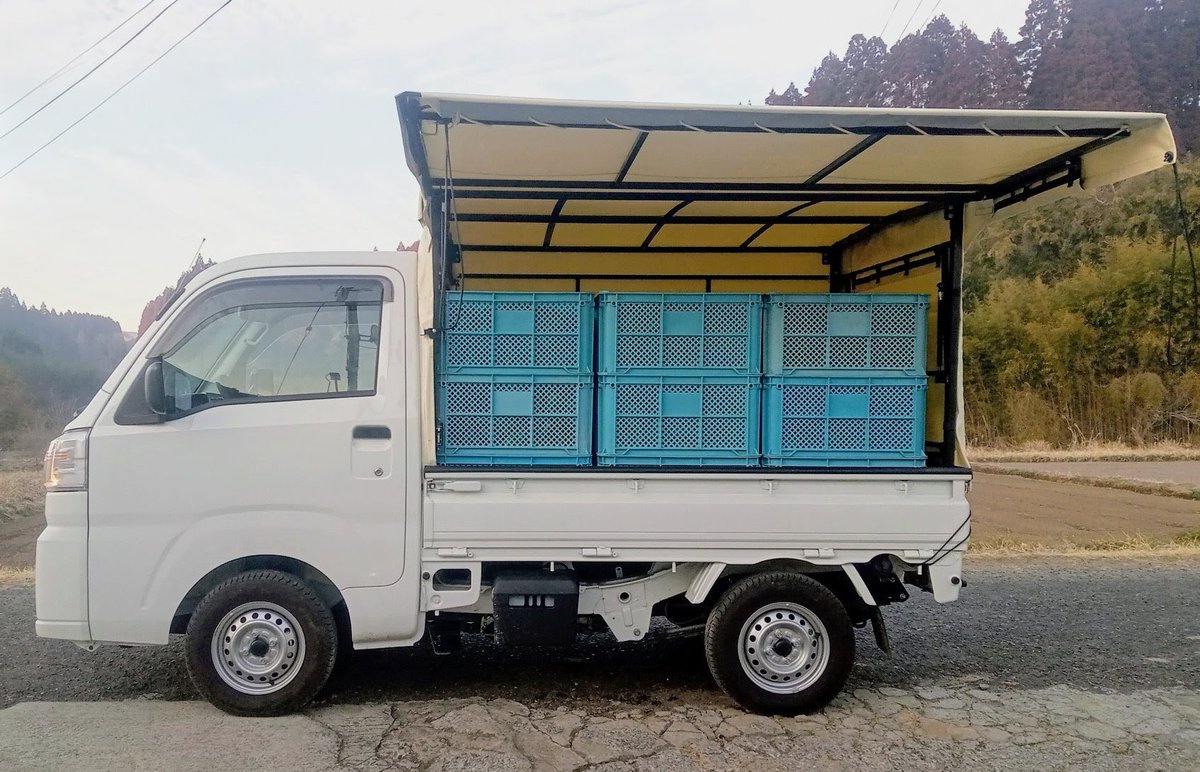 軽トラ 櫓 ヤグラ カラー青色になります 軽トラ 櫓 ヤグラ カラー青色に