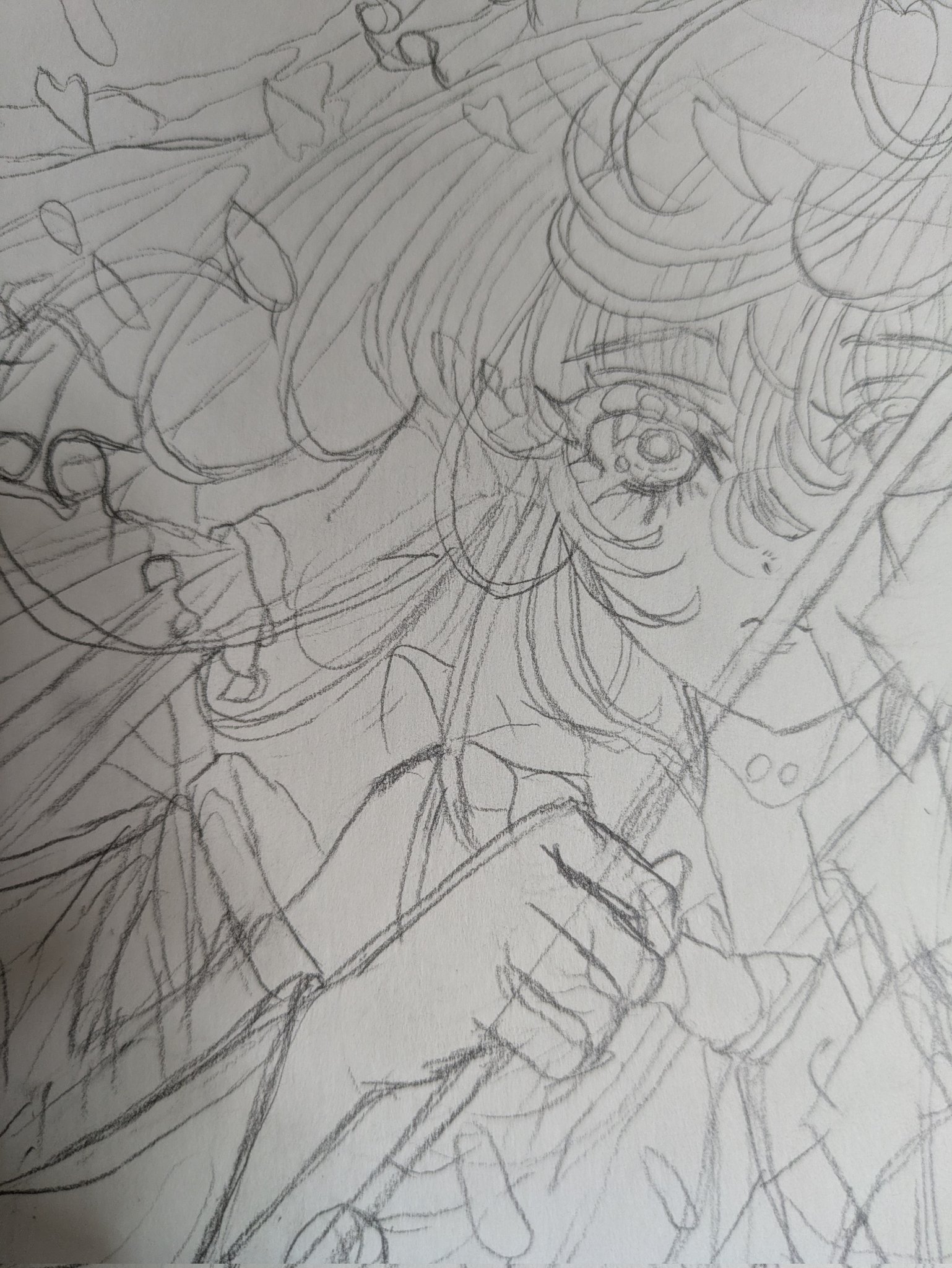イラスト　手描き　原画　専用 原画イラスト手描き アナログ 色紙 東方proiect フランドール