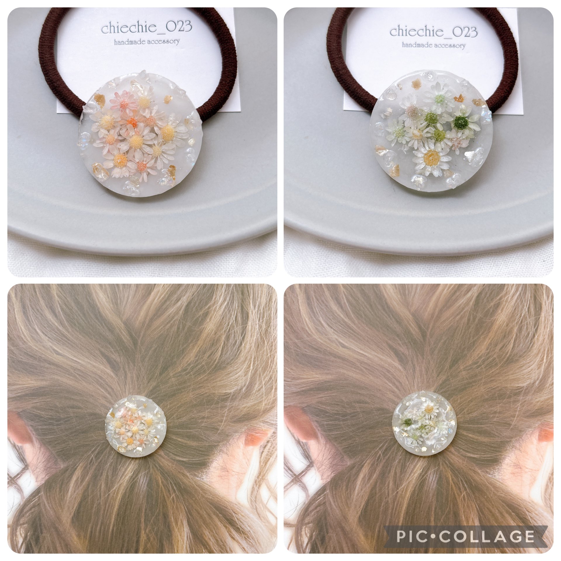 モカ吉様 レジン ヘアゴム e00c1695ebbb690e010d4aa9b84ebc