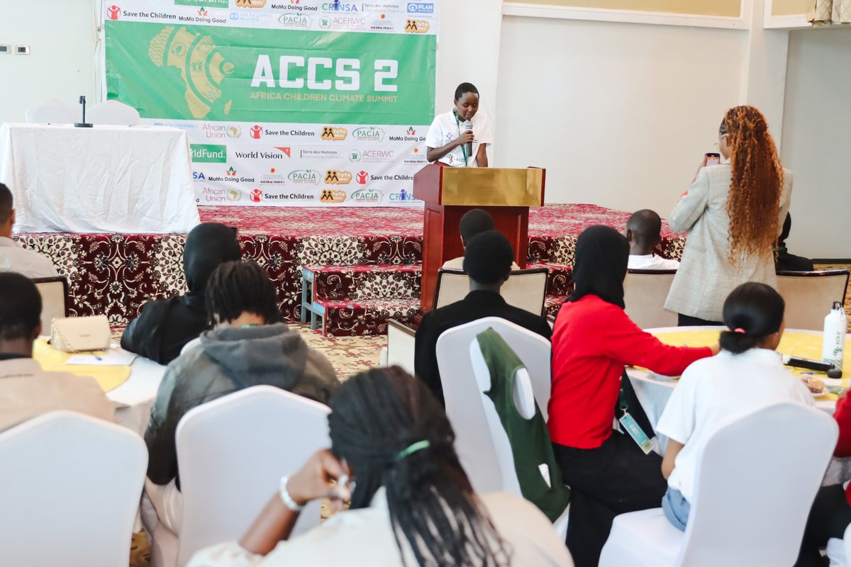 In collaboration with Child-focused organisations across Africa, including ACERWC, Plan International, World Vision, Mtoto News, Child Fund, and Children’s Voice Today, among others, we are hosting a Children’s Pre-Summit ahead of #AfricaClimateSummit 🌍

Children Climate