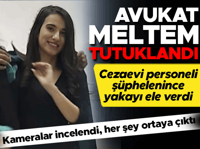 Hurriyet's tweet photo. Cezaevinin güvenlik kameraları ortaya çıkardı... 26 yaşındaki avukat Meltem tutuklandı

https://t.co/EPLp5tH4vP https://t.co/MyOVkEEbT4