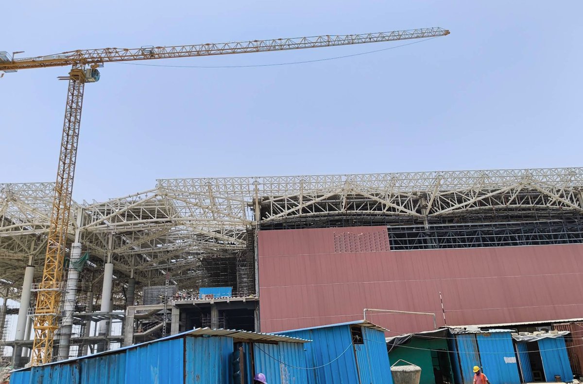 cbdhage's tweet image. #Noida International Airport #Jewar, construction progress. #NIAL
PC-Google