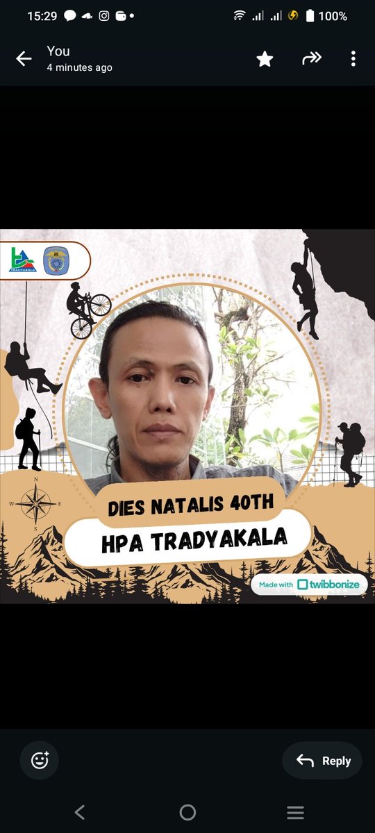 Aldyletsjump's tweet image. Dirgahayu @HPA_TRADYAKALA yg ke-40, semoga tetap sukses dan jaya. salam sehat selalu

#mapala #mapalaindonesia #hpatradyakala #salamlestari #40tahun #lovefornatureandmankind