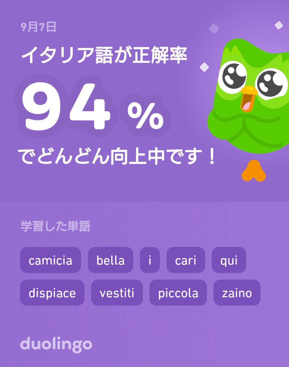 イタリア語始めました