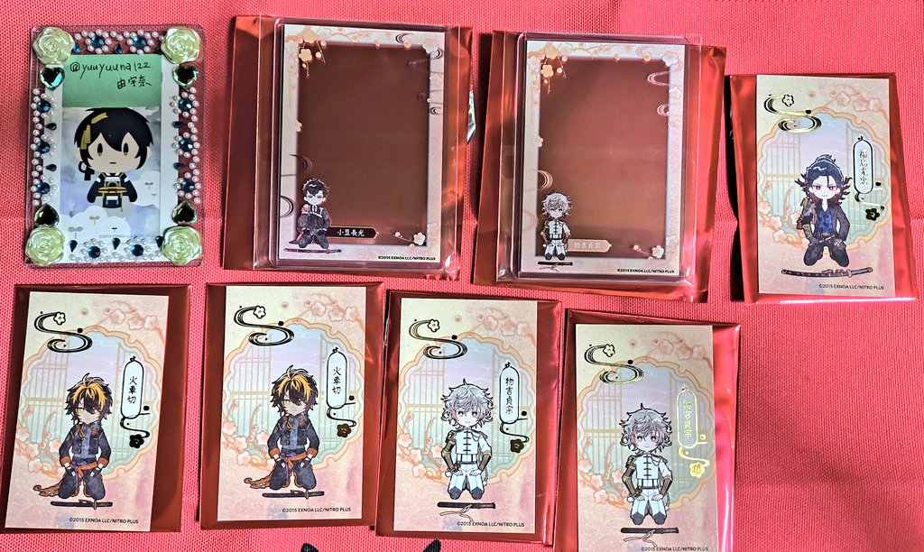 山姥切 大慶 火車切 山鳥毛 アニカフェ 刀剣乱舞 硬化ケース 箔押し