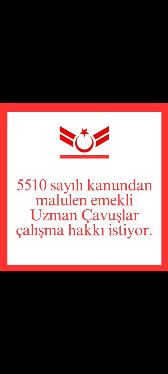 Cuma (@cuma6527) on Twitter photo Yetmedimi 39 yıldır sağlık yönetmenliği yok #UzmanÇavuş
<a href="/TEMUD_2024/">TEMUD Türkiye Emekli Uzman Erbaşlar Derneği</a>
#5510mağduruUzmanÇavuşlar Yetmedimi 39 yıldır sağlık yönetmenliği yok #UzmanÇavuş
<a href="/TEMUD_2024/">TEMUD Türkiye Emekli Uzman Erbaşlar Derneği</a>
#5510mağduruUzmanÇavuşlar