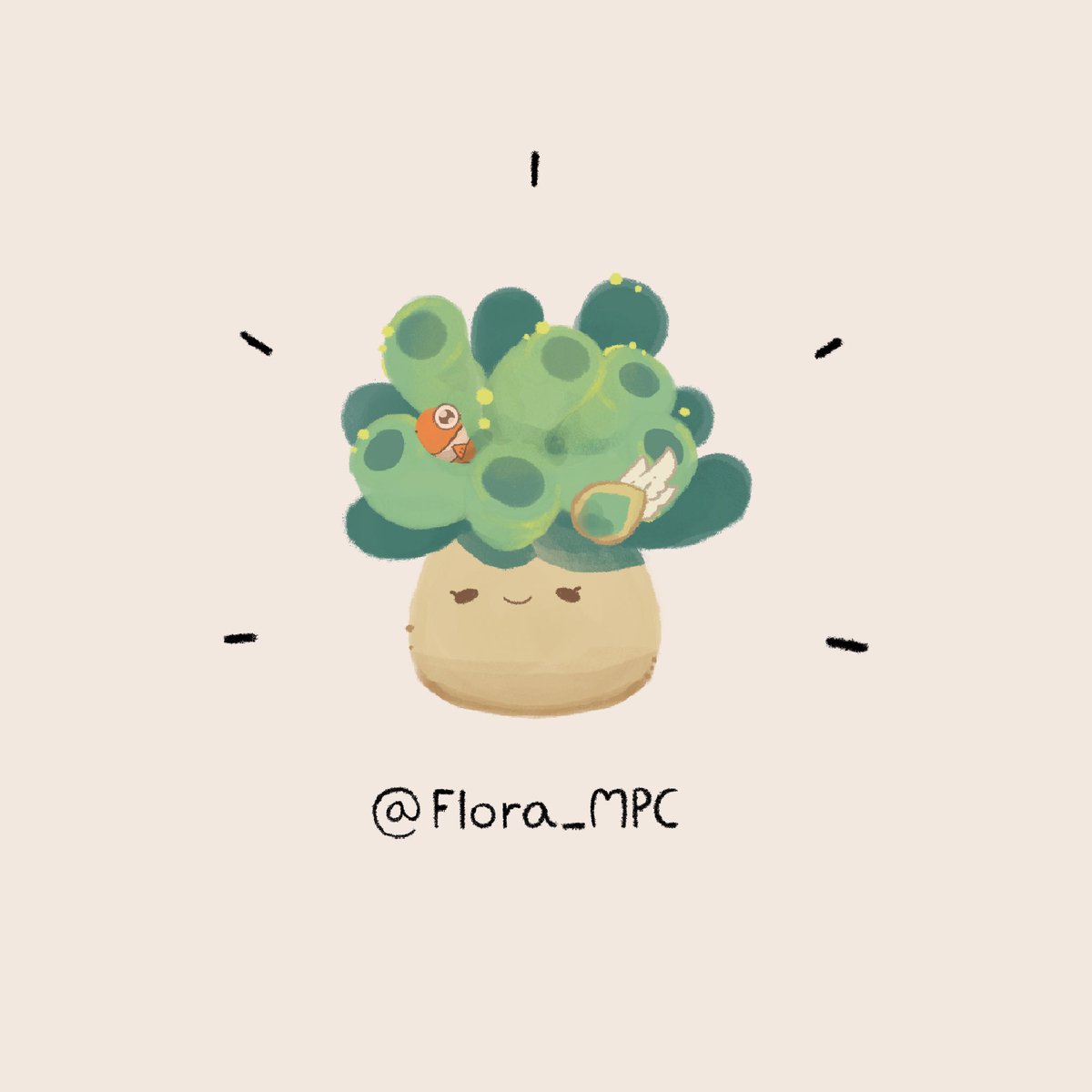 _MPCwave's tweet image. (นี่แหน่ะ! จงกลายเป็นดอกไม้ทะเลไปซะ!)
(ผมแถมนีโม่น้อยให้ด้วย👍✨)

@Flora_MPC