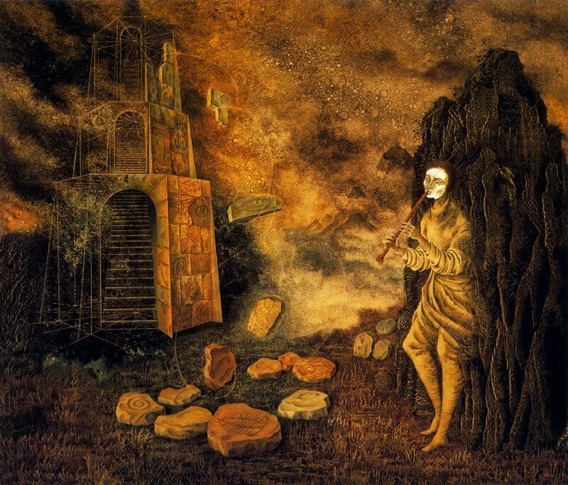 The flautist #artbots #varo