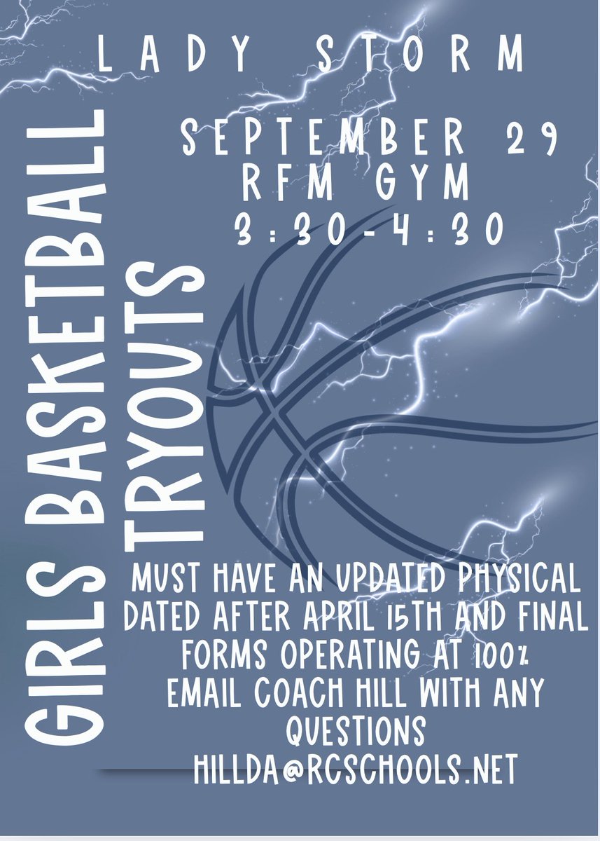 RFMS_GirlsBB's tweet photo. Basketball isn’t just about the game—it’s about the friendships, teamwork, and memories you’ll make. 
Come try out and be part of the team!
#boltup #ladystormbasketball
@RockyForkMS https://t.co/vEy8mpDeEo