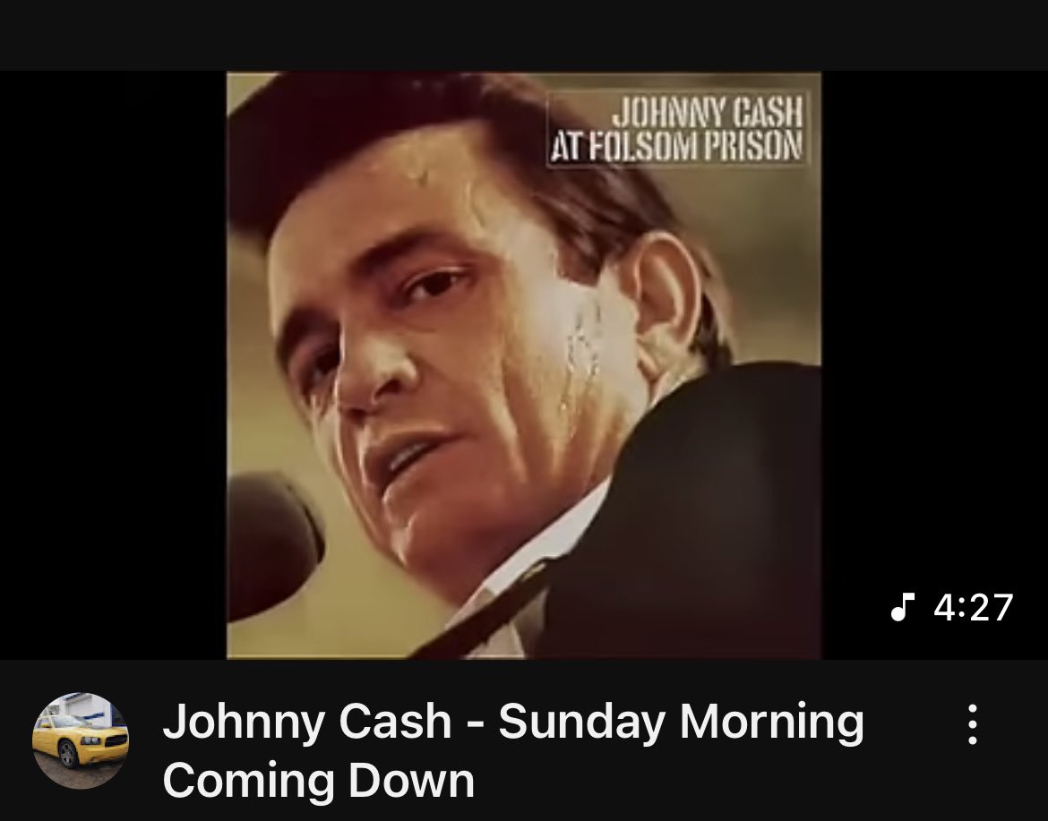 Johnny Cash - Sunday Morning Coming Down youtu.be/P9DuLnd7Tqw?si… via <a href="/YouTube/">YouTube</a>