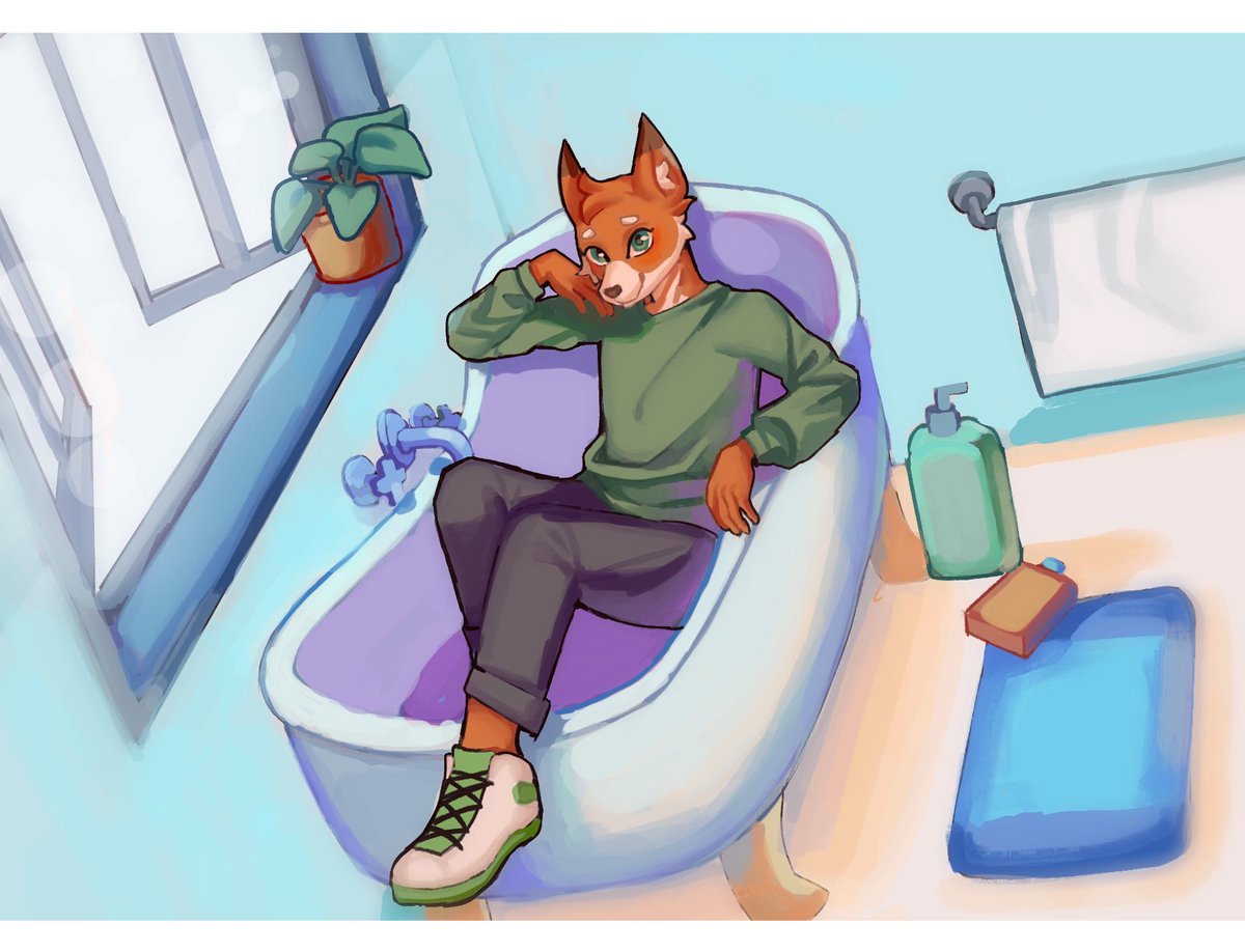 art trade with oh-w0rm on bsky
_____________
 I thought it could finished it quickly and turned out I was wrong ;v; 
_____________ 
#furry #furryart #antro #art #illustration #furryartwork #digitalart