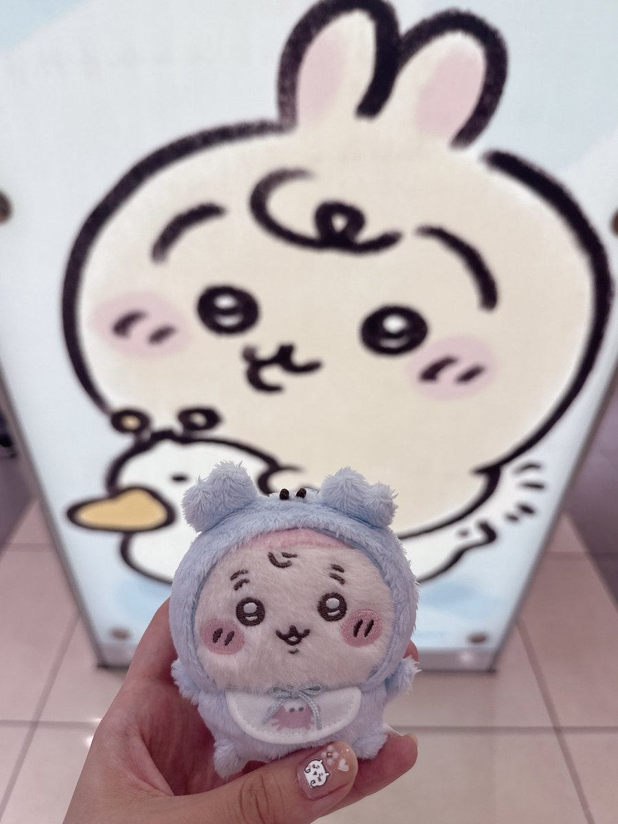 ちいかわベビー東京駅with古本屋カニちゃん🍼