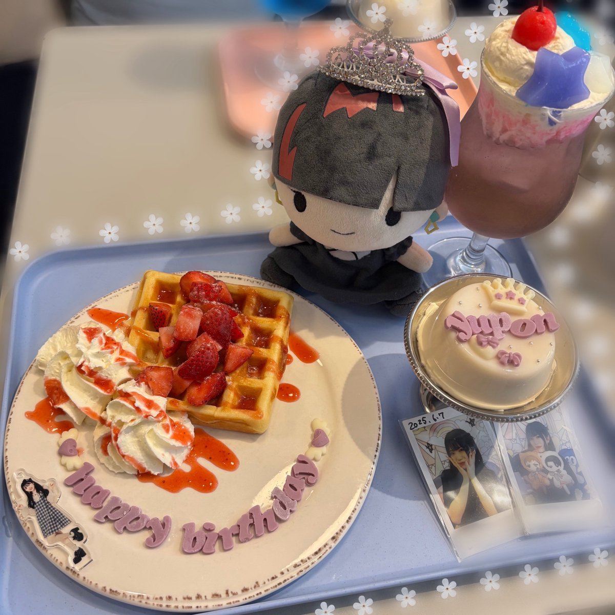 mendako_ringo's tweet photo. 今日はお祝いしてきたよ！🫶
ゆーぽん改めてお誕生日おめでとう☺️🎂
@1Dyupon 
#ゆーぽん生誕祭2025 https://t.co/bAIr3p944O