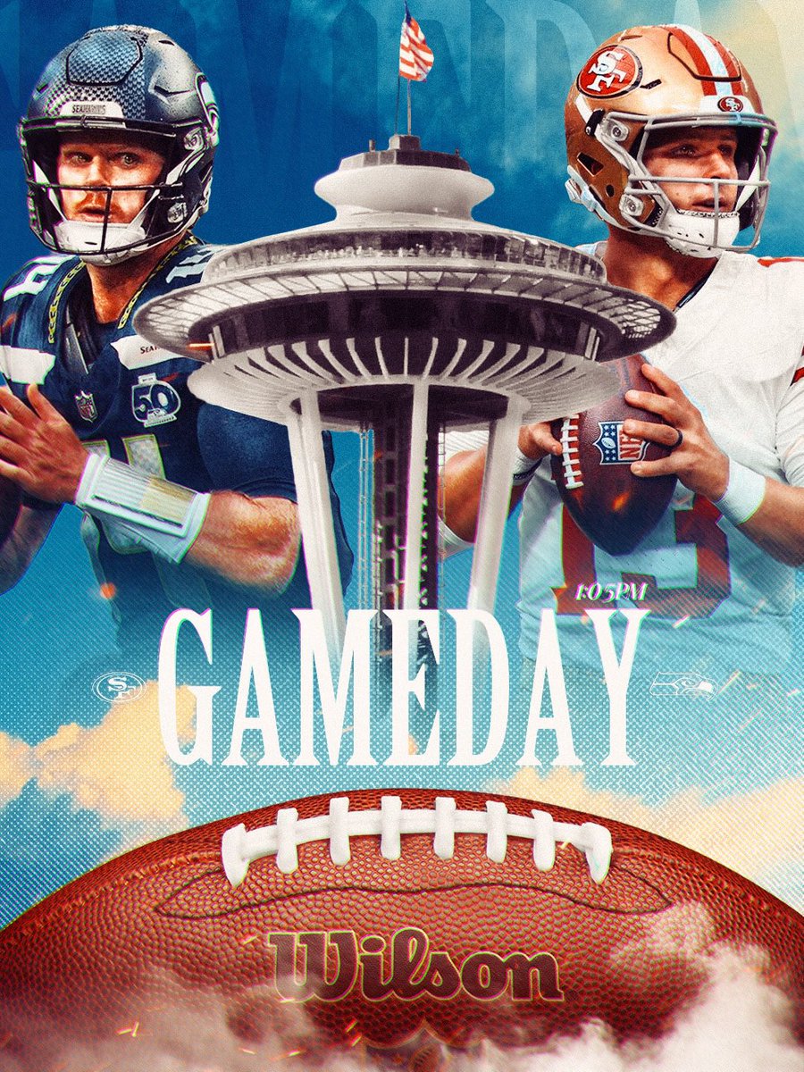 OurSf49ers's tweet photo. It’s OFFICIALLY #49ers Game Day ‼️

#BeatTheSeahawks https://t.co/p7G2jmFuEG
