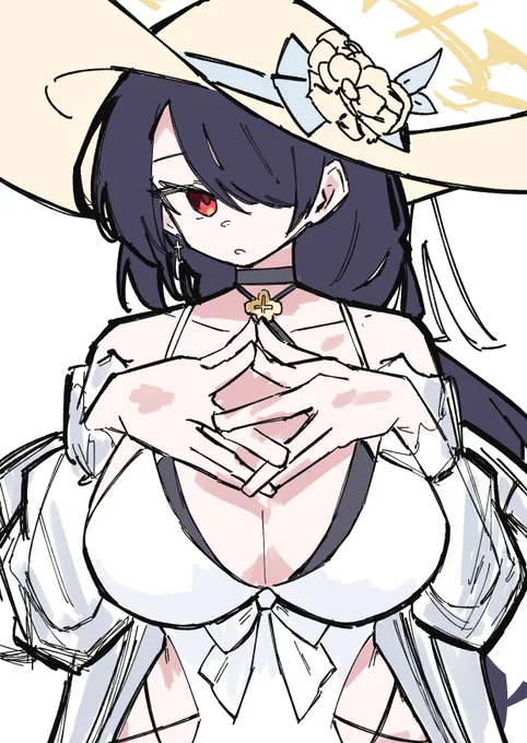 ワンドロまじで間に合わなかった水着ヒナタ