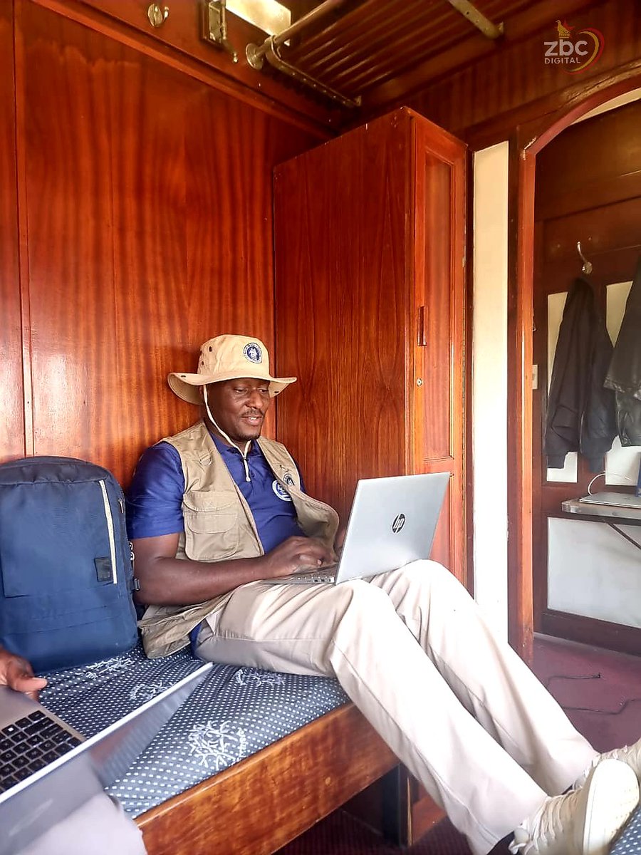 powerfmzimbabwe's tweet image. Productivity meets relaxation. Passengers on board enjoying their journey, whether it's work or unwind time, the NRZ train got you covered.
#NRZTrain
#Sanganayi2025
#TravelInStyle
#Sponsored