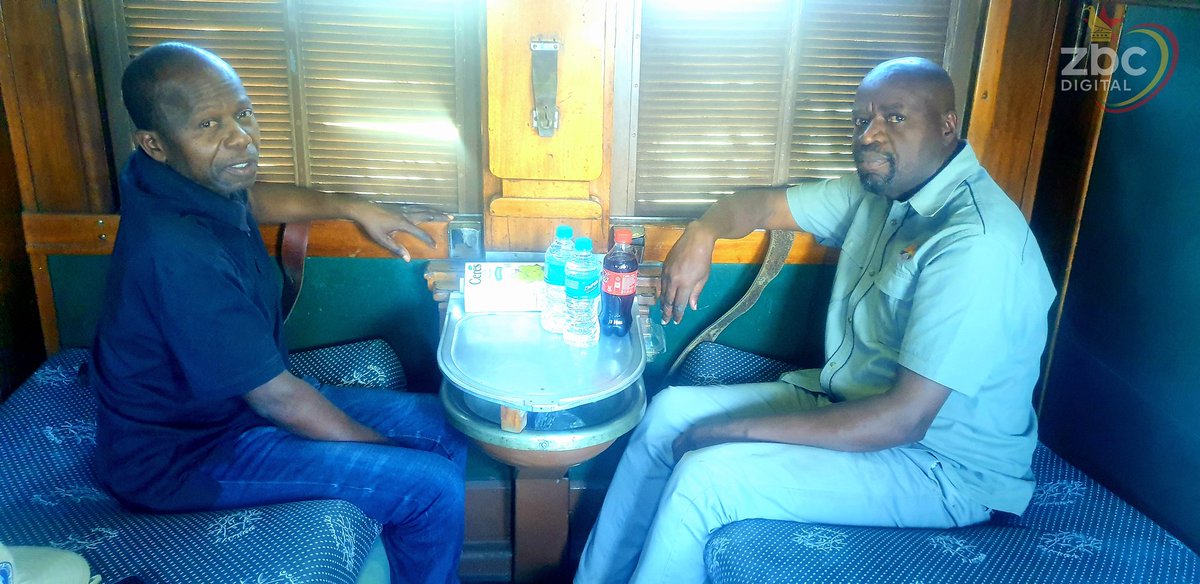 powerfmzimbabwe's tweet image. Productivity meets relaxation. Passengers on board enjoying their journey, whether it's work or unwind time, the NRZ train got you covered.
#NRZTrain
#Sanganayi2025
#TravelInStyle
#Sponsored