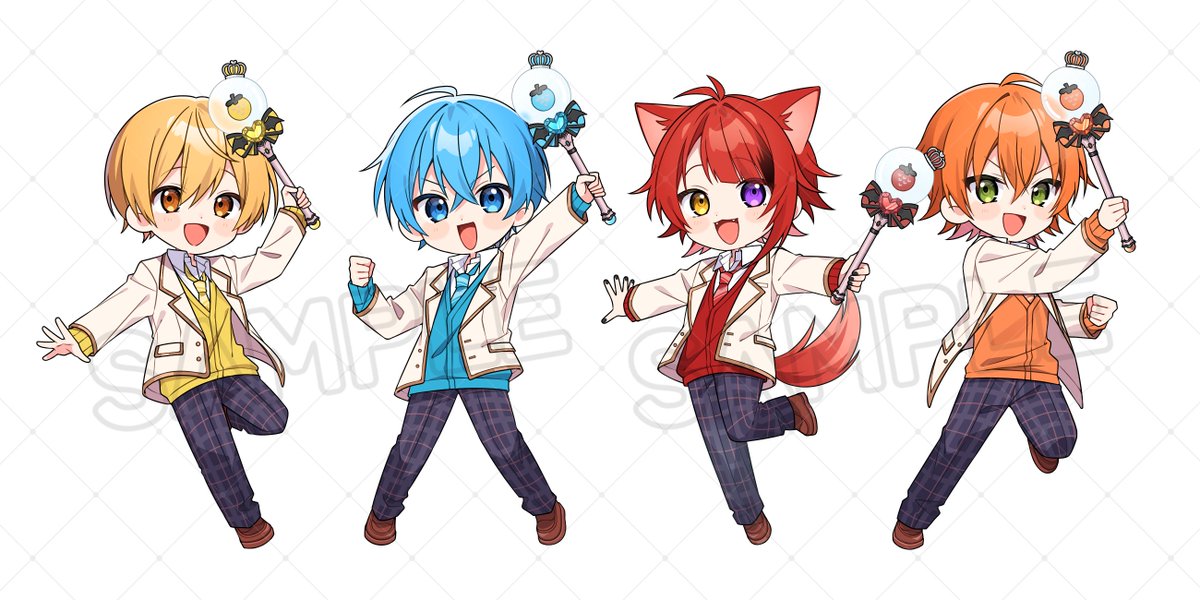 お仕事告知】 すとぷり様の新曲『かりすまでびるっ！』 一部MVイラスト