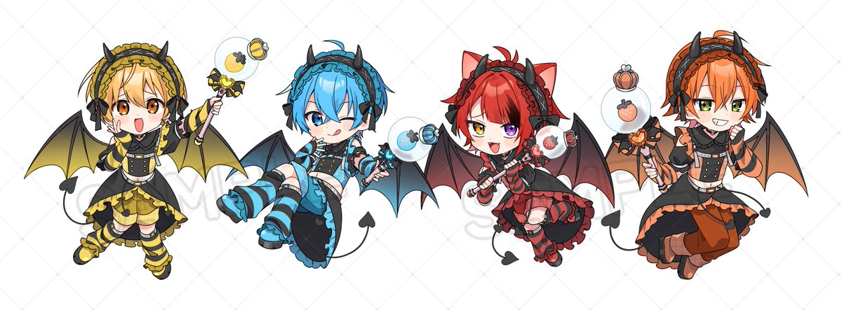 お仕事告知】 すとぷり様の新曲『かりすまでびるっ！』 一部MVイラスト