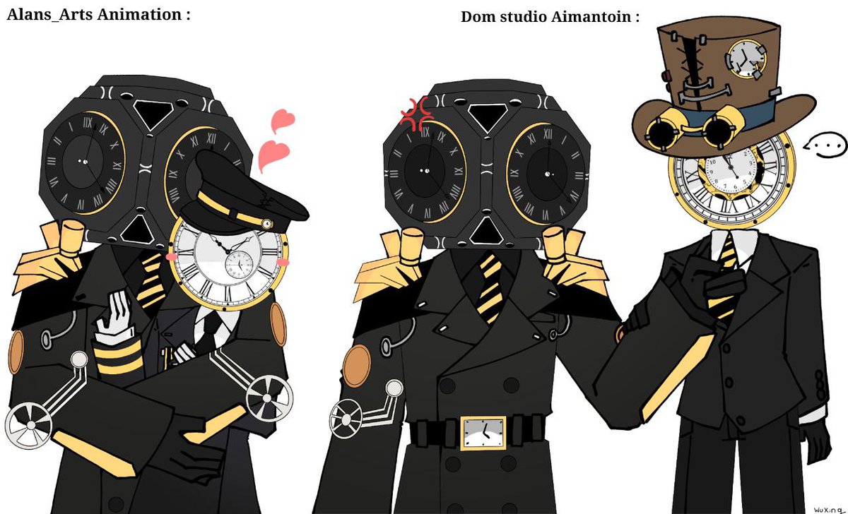 BabyWuchang's tweet image. Lol the different :0 #Clockman #Skibidi_Multiverse