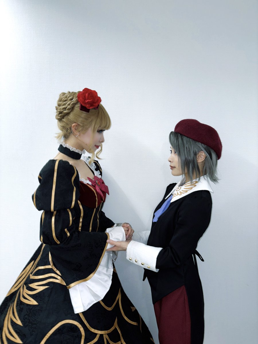 嘉音と雛ベアトの大切な時間。

すべての想いをのせて…
すべてにありがとう🥀
#うみステ #うみねこのなく頃に