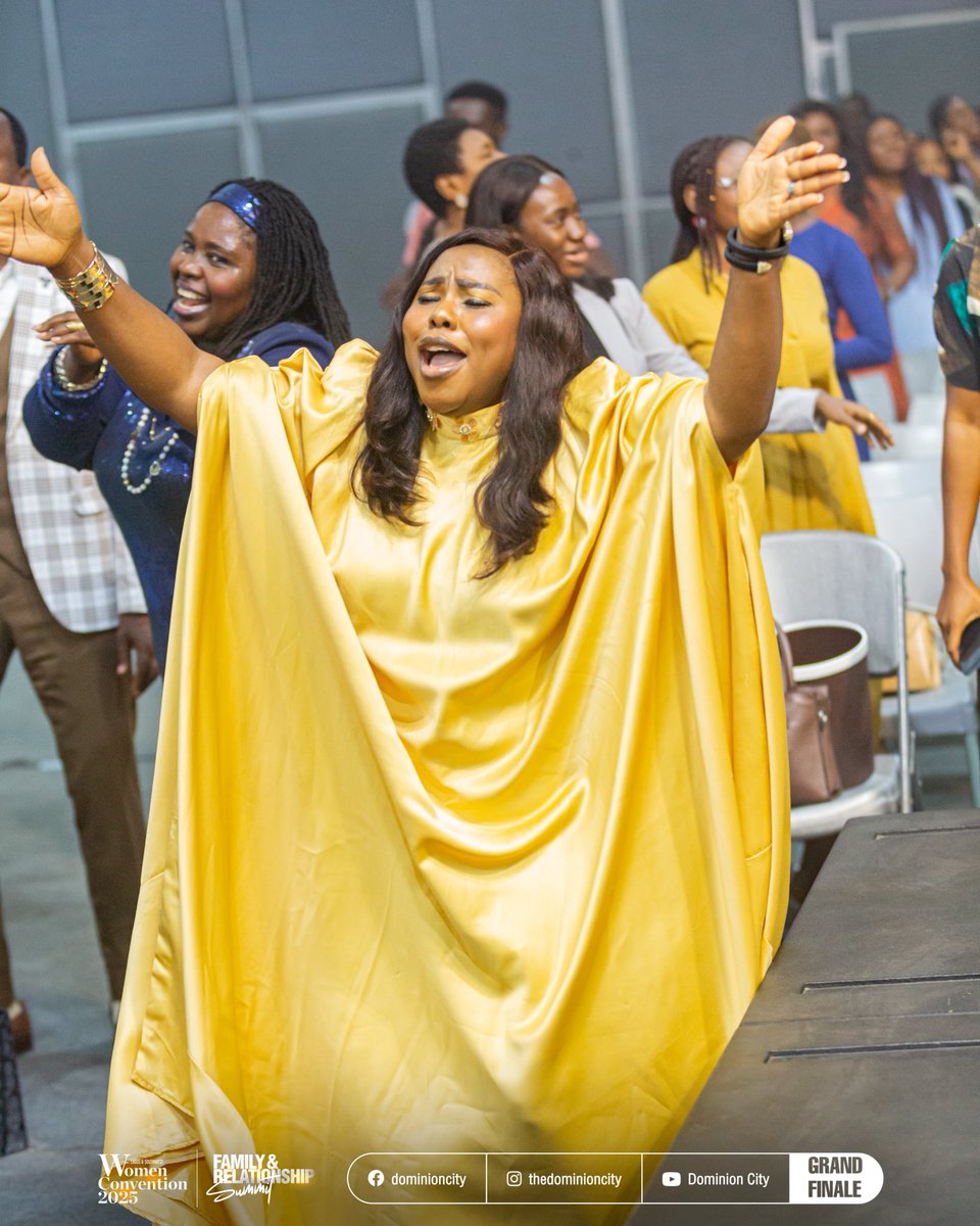 Victory looks good on us because praise is our weapon.

We have metamorphosed and for this, we are grateful.

#TheEstherRevolution 
#DCFamilyandRelationshipSummit
#DCWomenConvention2025 #NewEveGlobal