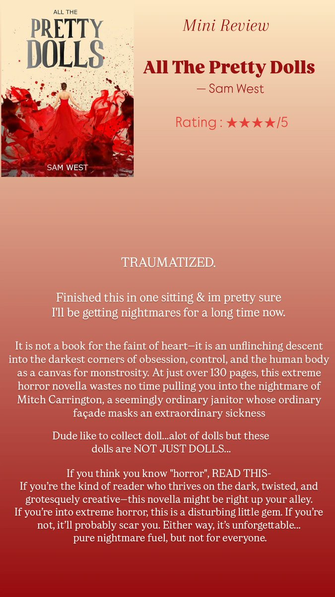 THIS BOOK WAS SICK 
★★★★/5