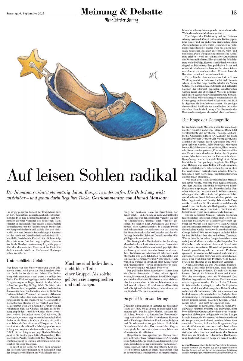 Auf leisen Sohlen radikal – der Islamismus arbeitet daran, Europa zu unterwerfen

Die Unterwanderung durch Islamisten ist kein apokalyptisches Zukunftsszenario aus einem Roman von Michel Houellebecq. Sie ist Realität. Spätestens seit dem 7. Oktober 2023 ist das auch in Europa