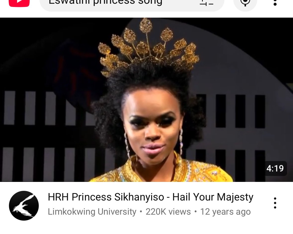 The king’s daughter there is a recording artist and influencer