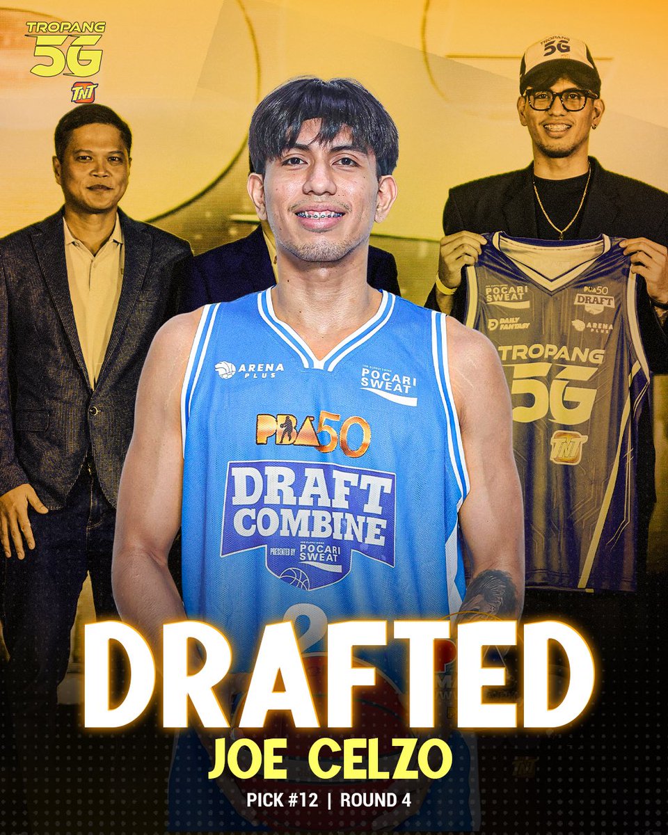 Congratulations, Sean and Joe, on being selected in the PBA Draft! Wishing you the best as you vie for a roster spot! Good luck, mga KaTropa!🤞🏼

#Tropang5G