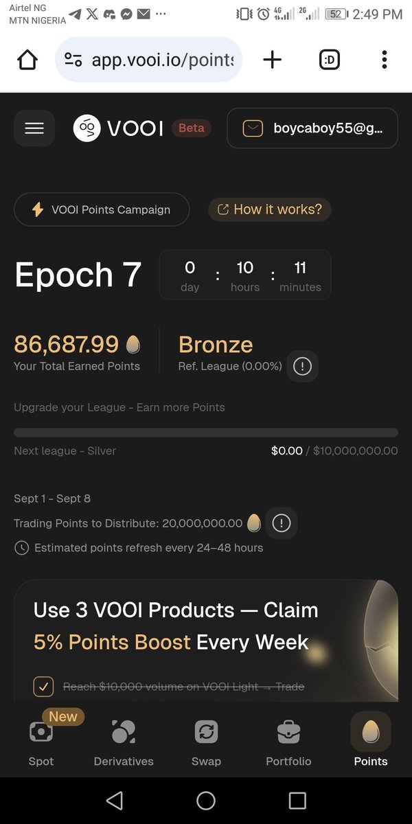 Another opportunity don't <a href="/vooi_io/">vooi</a> beta finish you no grab this my point the earlier the better hahahahh hope $vooi has a big funding so cook better