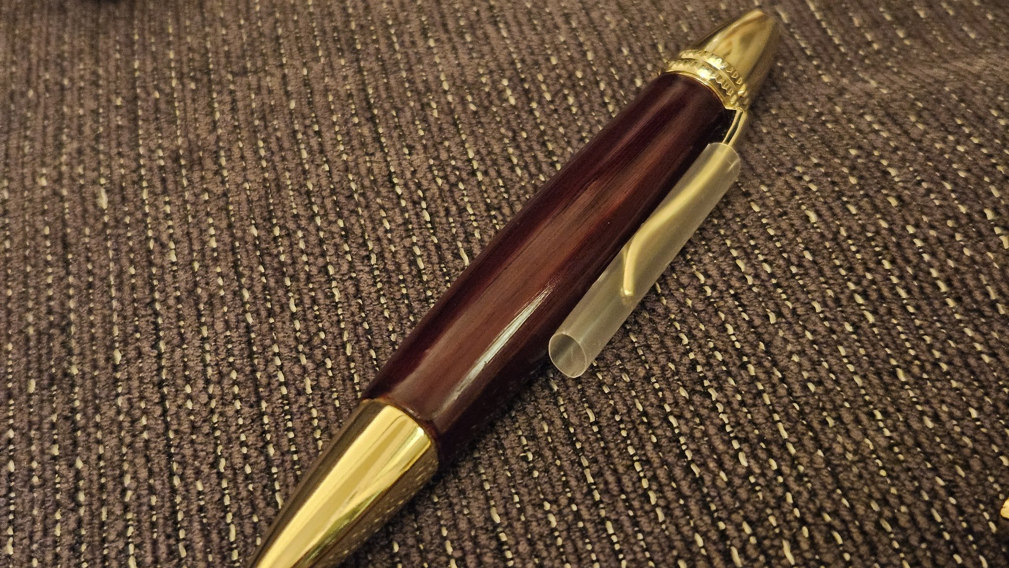 ドラゴンウッド DRAGONWOOD 金箔 ボールペン 木軸ペン 受験 合格 連載】月刊ブング・ジャム Vol.59・番外編 超個性的な木軸