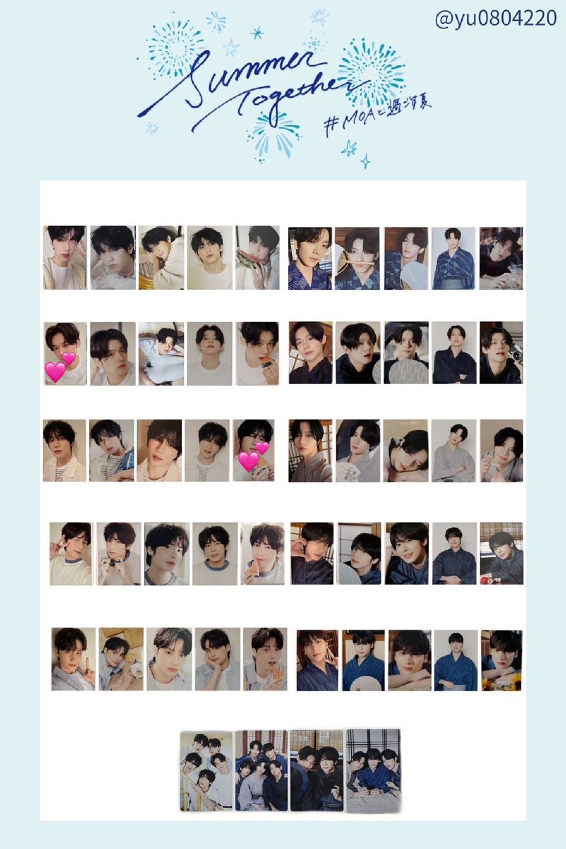 TXTkasumi's tweet photo. TXT SUMMER TOGETHER
トレカ交換希望

譲→画像の2枚
求→画像💕

同日発送希望
お気軽にお声掛けください！

 #TXT交換 
#TXT https://t.co/xS64tjroqX
