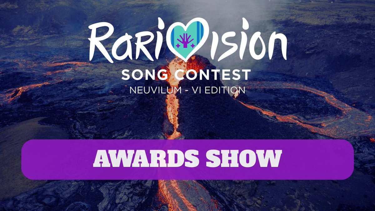 RarivisionSC's tweet photo. Hello everyone! 🪻

Welcome to the Awards Show of the Rarivision Song Contest VI edition ! 🪻

This time we have 19 trophies to award to 19 winners! Come and join us to find out the nominees and winners of each category! https://t.co/tsQco28OEi