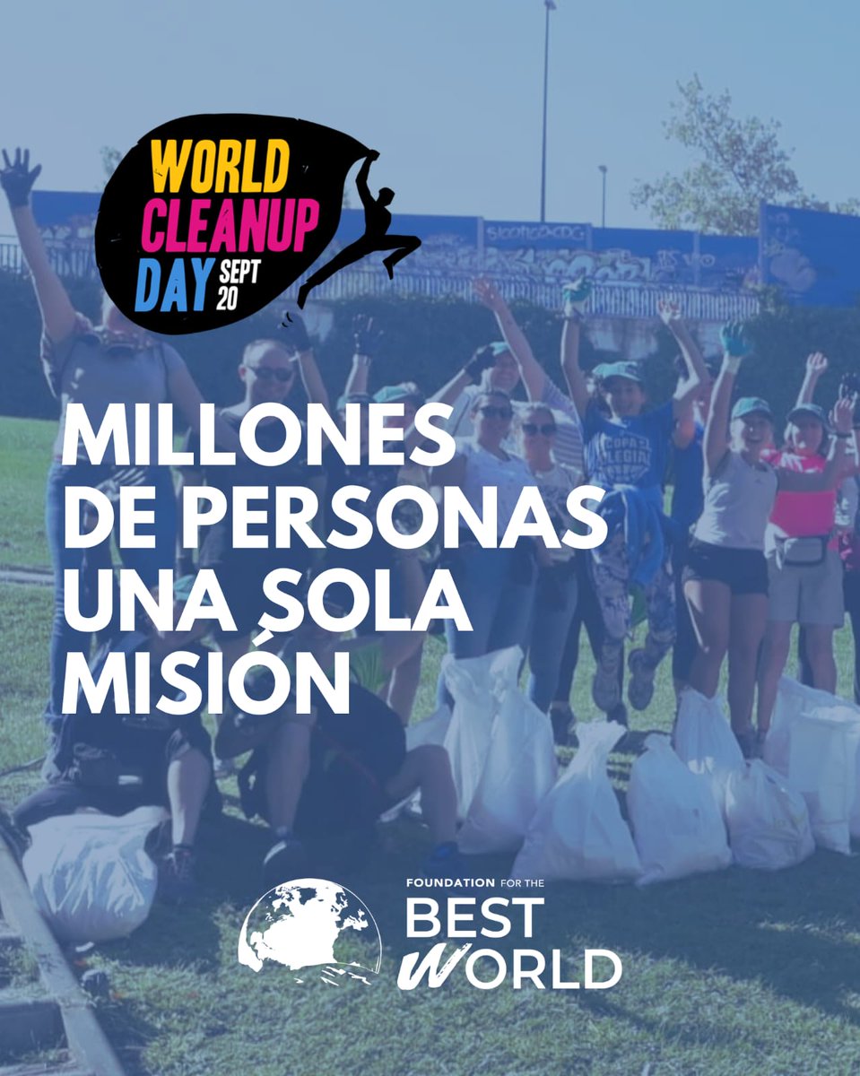 El próximo 20 de septiembre celebramos el World Clean Up Day.
🧤🚮 Te invitamos a unirte como voluntario/a y ser parte de este movimiento global que transforma espacios llenos de residuos en lugares donde la naturaleza puede respirar de nuevo.
#WorldCleanUpDay #Voluntariado