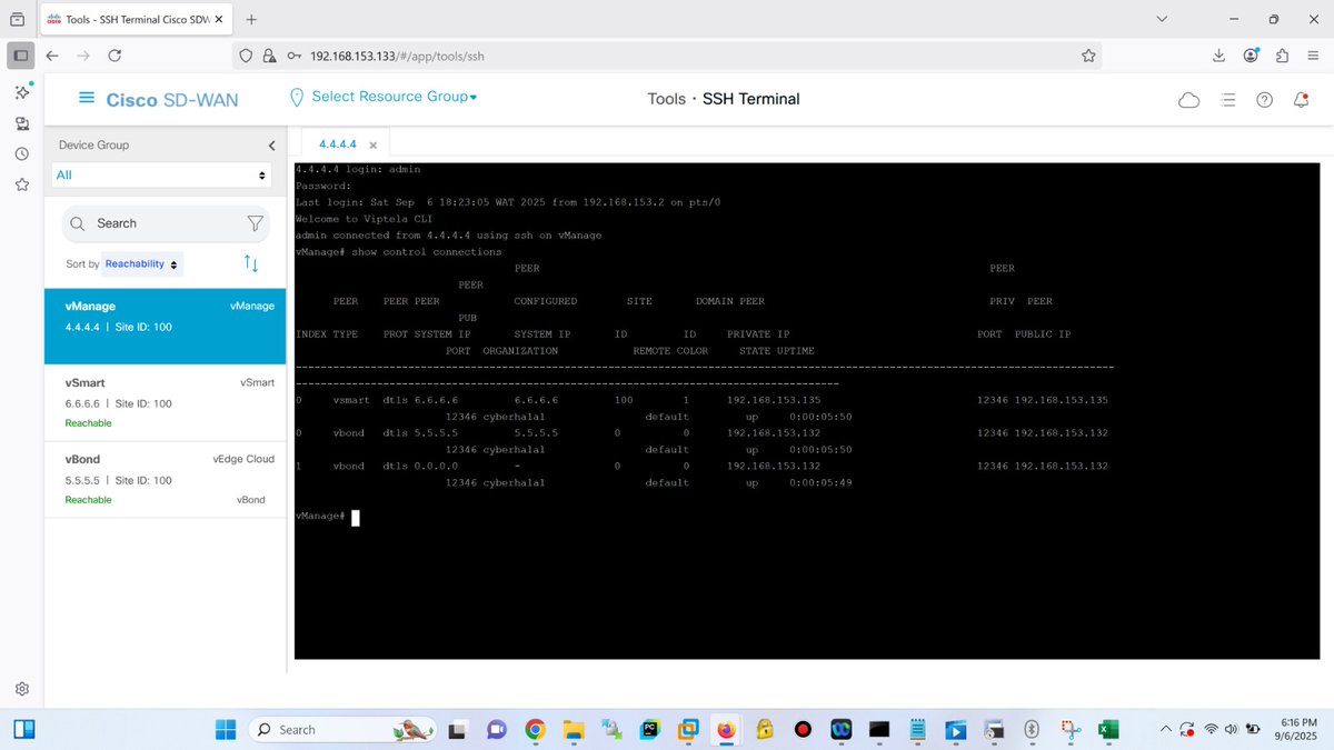 CyberHALAL's tweet photo. Cisco SDWAN controllers onboarding..

@LearningatCisco @netacad https://t.co/9nABoieu6P
