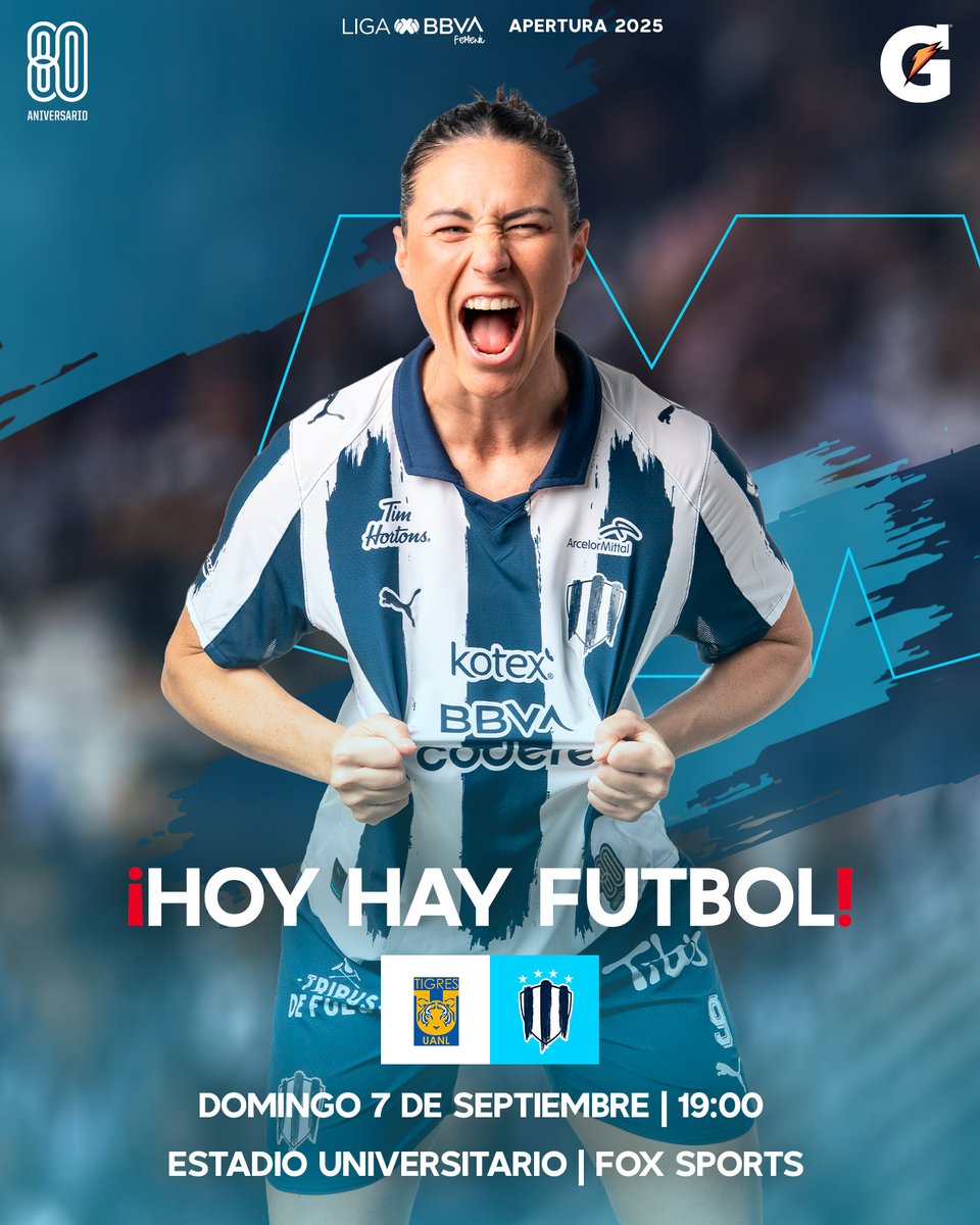 ¡HOY HAY FUTBOL! ⚽️🔥

¡Hoy hay Clásico Regio! 👊🏼

<a href="/gatorademex/">Gatorade México</a>