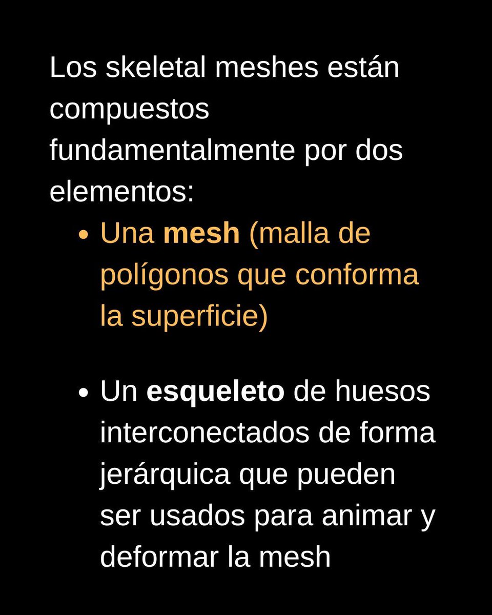 doble_devx's tweet photo. Descubre qué es un Skeletal Mesh en videojuegos 🤔🎮

¡Síguenos para más contenido sobre desarrollo de videojuegos! 

#gamedev #desarrollodevideojuegos #SkeletalMesh #videojuegos https://t.co/z1ksyR7Uc4