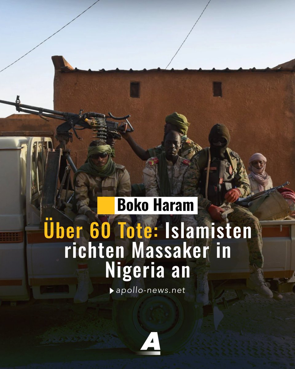 Auf Motorrädern sind Islamisten von Boko Haram in eine nigerianische Stadt eingedrungen, haben Feuer gelegt und mit Sturmgewehren über 60 Menschen getötet. Die Gewalt insbesondere gegen Christen eskaliert immer weiter. 

apollo-news.net/ber-60-tote-is…