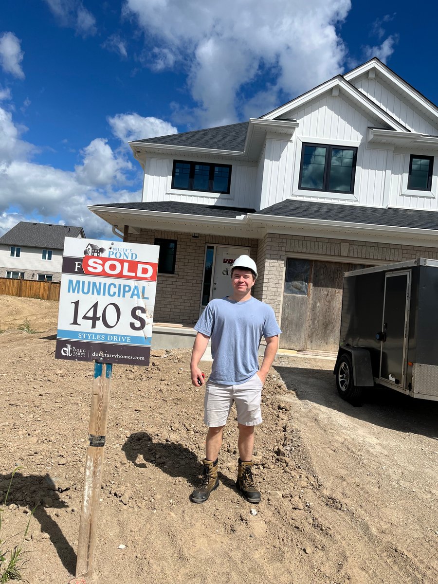 Someone’s counting down the days until move-in! This Mapleridge will be home sweet home in just a few short weeks — and we couldn’t be more excited for our new homeowner.

Thinking about making your own move? Call Drew 519-207-3066 or email dcaspi@dougtarryhomes.com