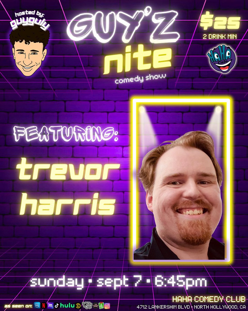 Tonight @ 7! #cerebralpalsy #EpilepsyAwareness #gingers #lacomedyscene